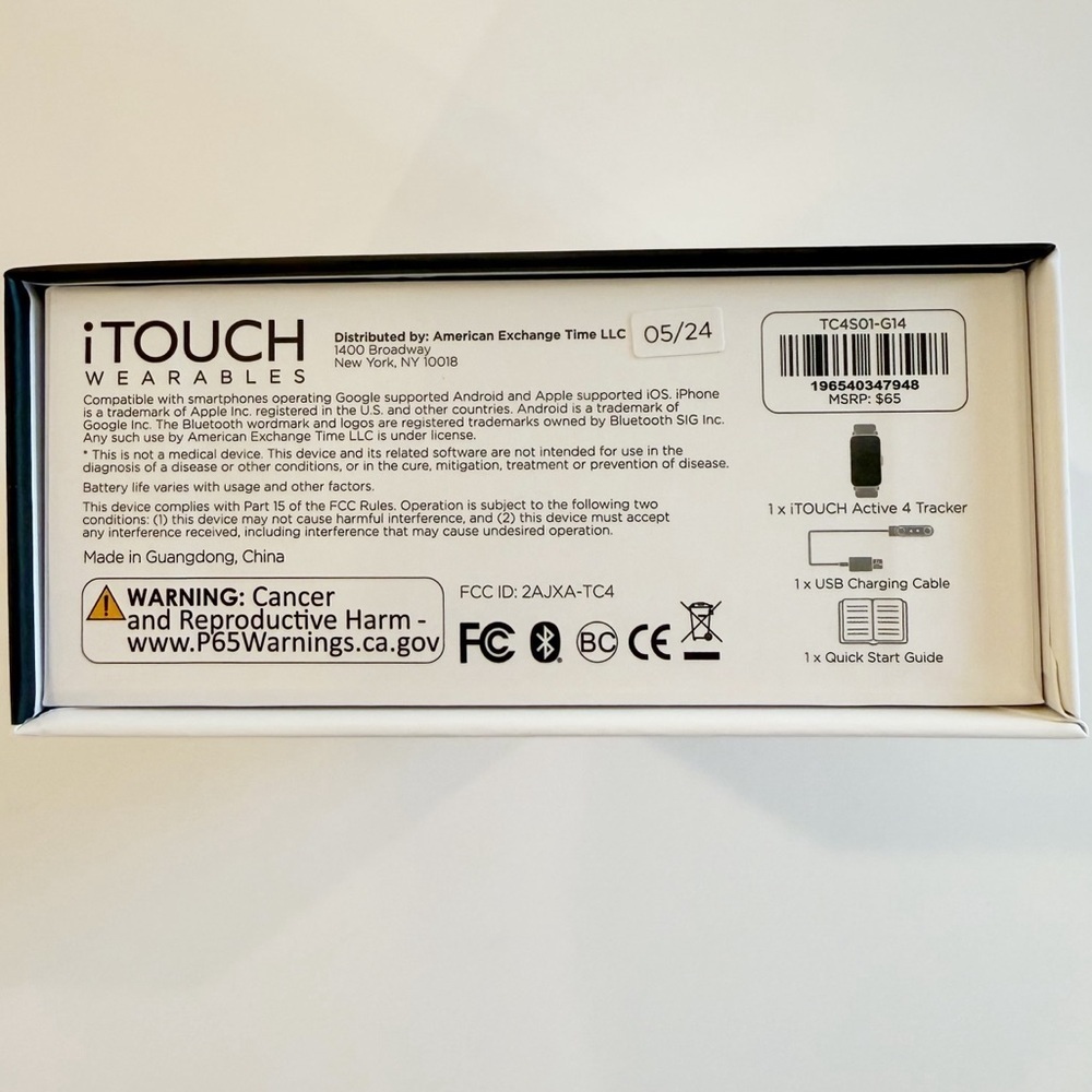 NWT iTouch Active 4 Activity Tracker Smartwatch - Picture 2 of 10